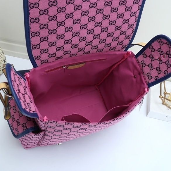 Canvas and split leather baby diaper bag + nursing bottle bag+ cushion, AAA, no box,diaper bag size  36x32x14cm,B98-37