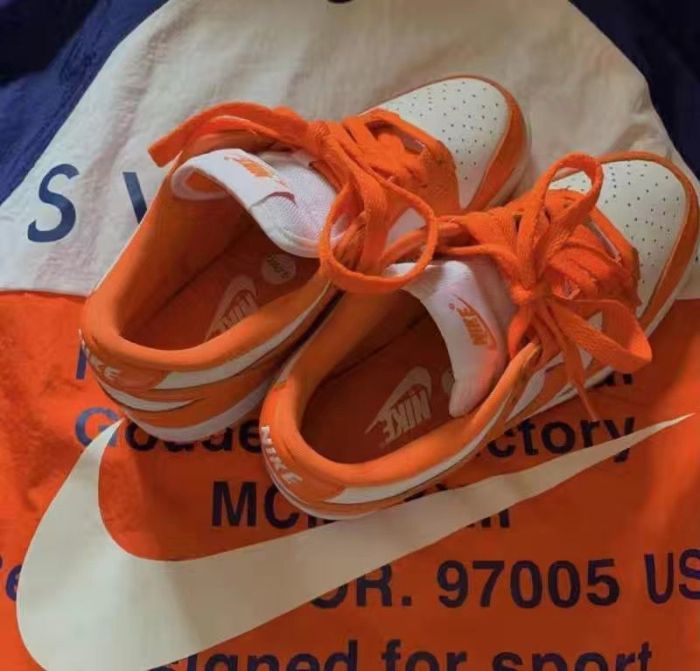 AJ  leather sport sneakers shoes white orange , size 36-46, SS80-451