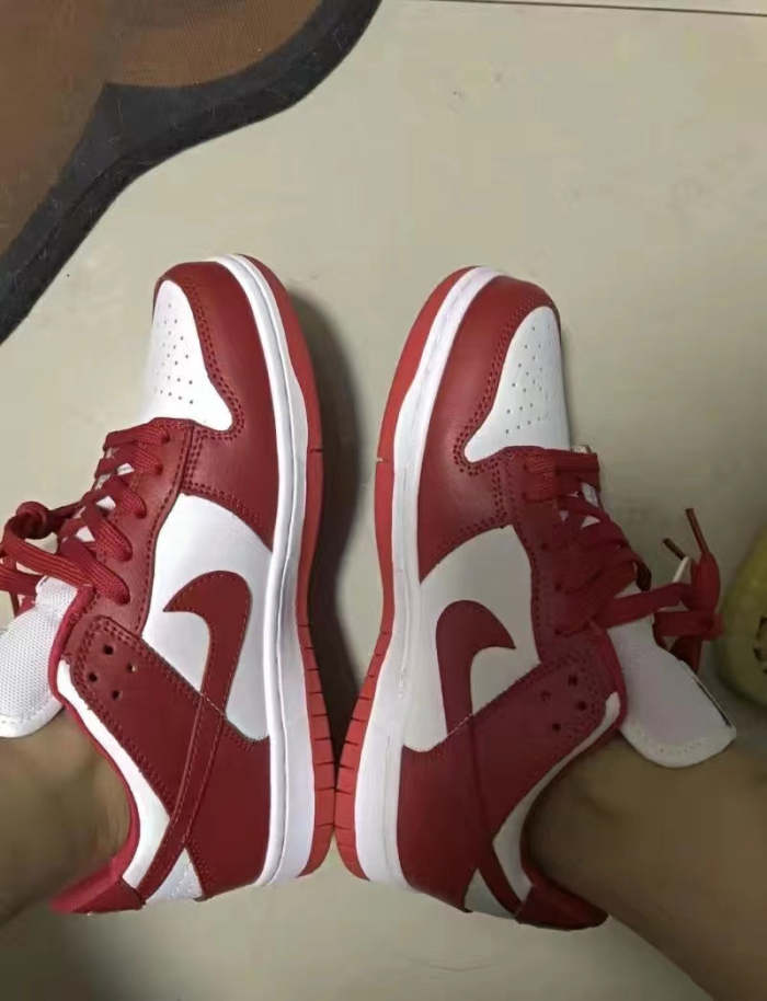 AJ  leather sport sneakers shoes white red , size 36-46, SS80-452