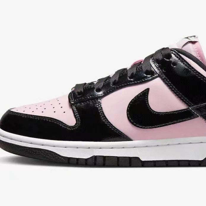 AJ  leather sport sneakers shoes black pink , size 36-46, SS80-454