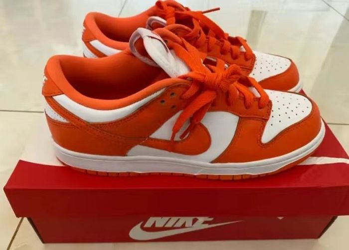 AJ  leather sport sneakers shoes white orange , size 36-46, SS80-451