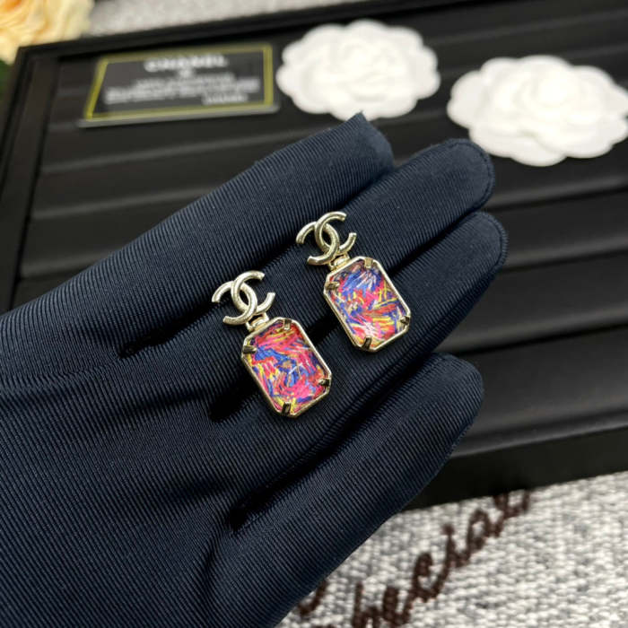 Earring  jewelry , with box,  J25-1541