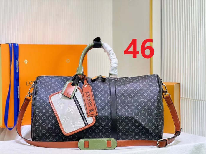 Leather keepall bag ,5A ,size 50x29*22cm ,no box, B130-45-46