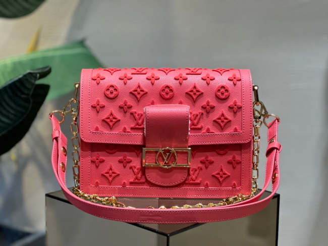 Leather Rose Fluo bag ,mirror , size 25X17X10.5cm ,no box, B250-20
