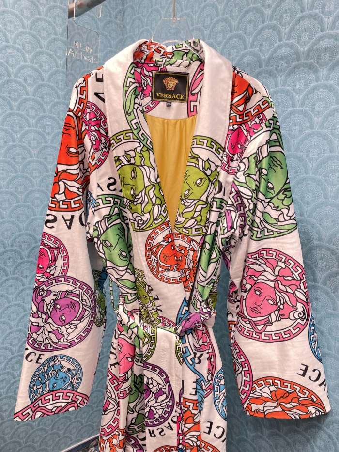 Cottton long bathrobe for men and women,  CL110-98