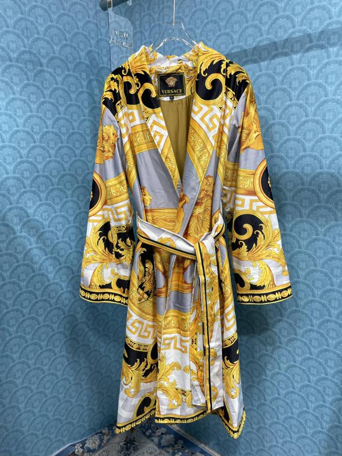 Cottton long bathrobe for men and women,  CL110-99