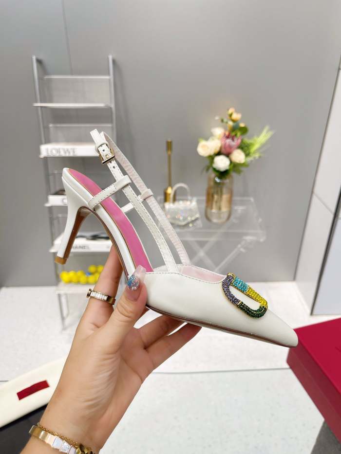 Women heel sandal shoes, heel 1cm or 4cm or 6cm or 8cm, size 34-42, SS60-2079