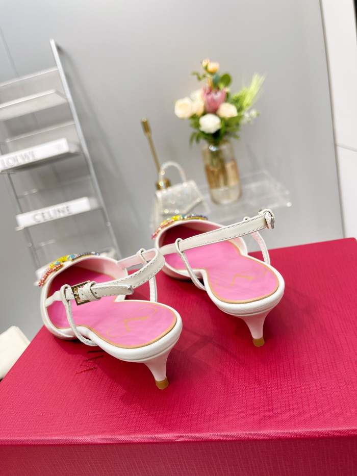 Women heel sandal shoes, heel 1cm or 4cm or 6cm or 8cm, size 34-42, SS60-2079
