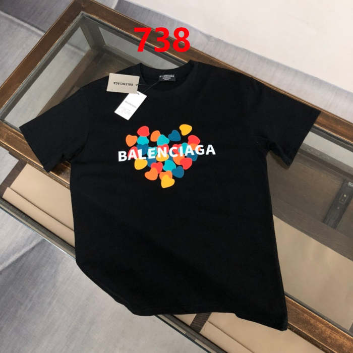 Fashion cotton T shirt for men and women, CL25-737-738