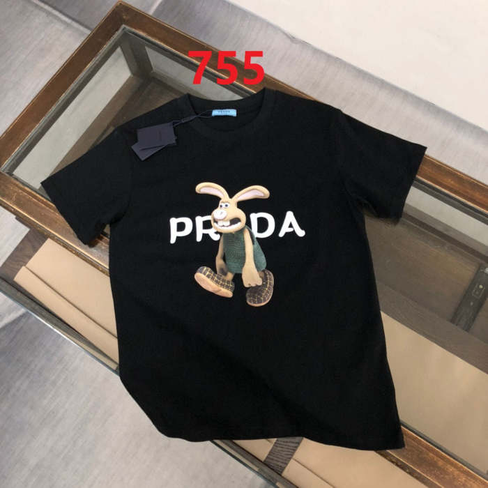 Fashion cotton T shirt for men and women, CL25-754-755