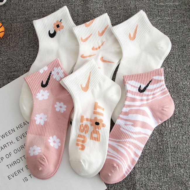 Women cotton short socks, pack of 6 pairs, CL15.5-68