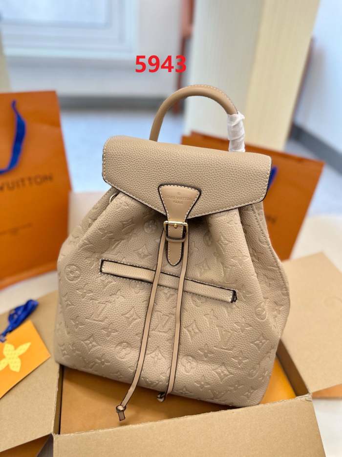Split leather bag , 3A, size 30x25cm, no box, B68-5942-5946