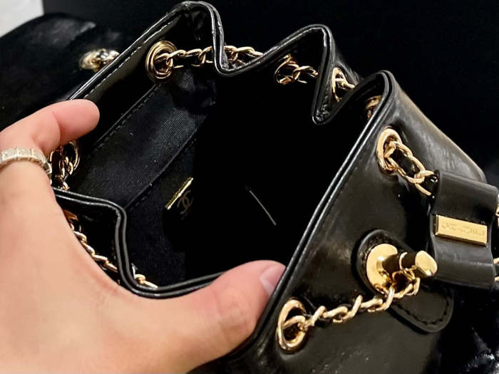 Split leather bag, 3A, size 17*18*12cm, no box, B68-5970