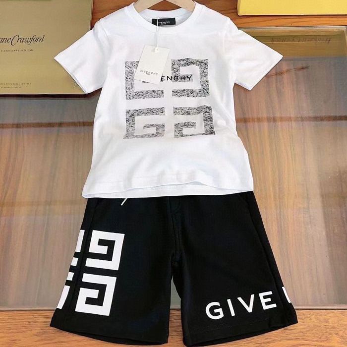T-shirt + shorts  suit Kids set clothes, no box,CL25-906-907