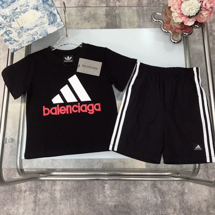 T-shirt + shorts  suit Kids set clothes, no box, CL25-922-923
