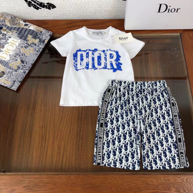 T-shirt + shorts suit Kids set clothes, no box,CL25-888-890