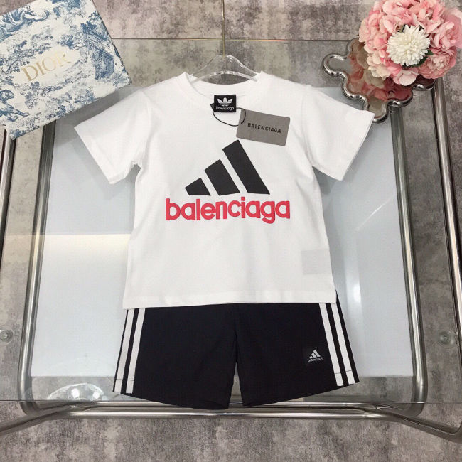 T-shirt + shorts suit Kids set clothes, no box, CL25-922-923