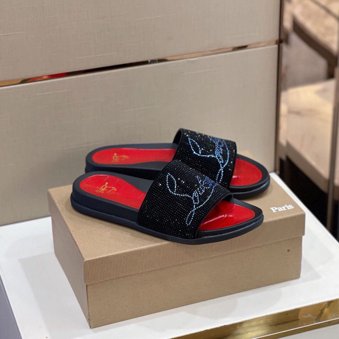 Men Rhinestone slippers shoes, size 38-46, SS88-527-529