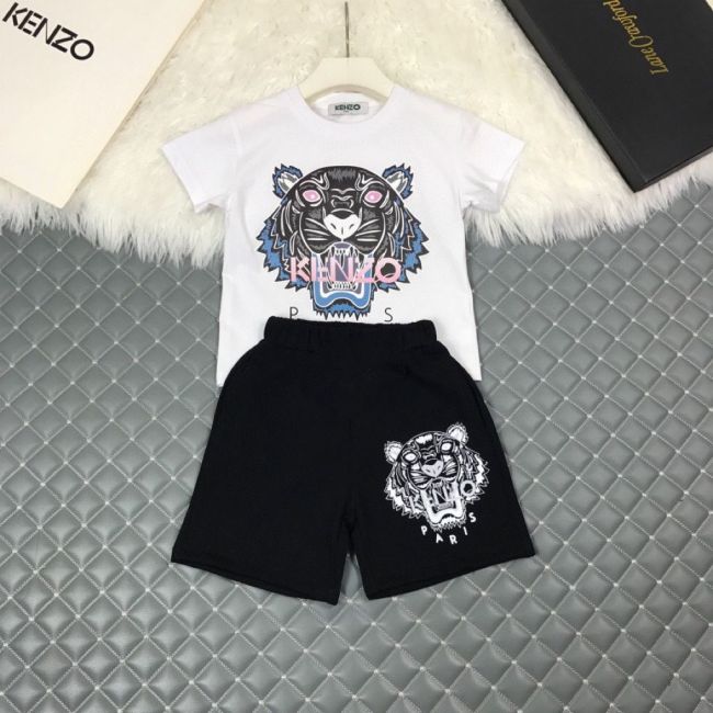 T-shirt + shorts suit Kids set clothes, no box,CL25-900-901