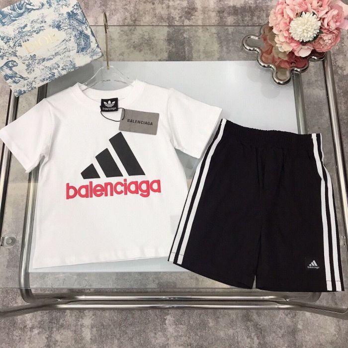 T-shirt + shorts  suit Kids set clothes, no box, CL25-922-923