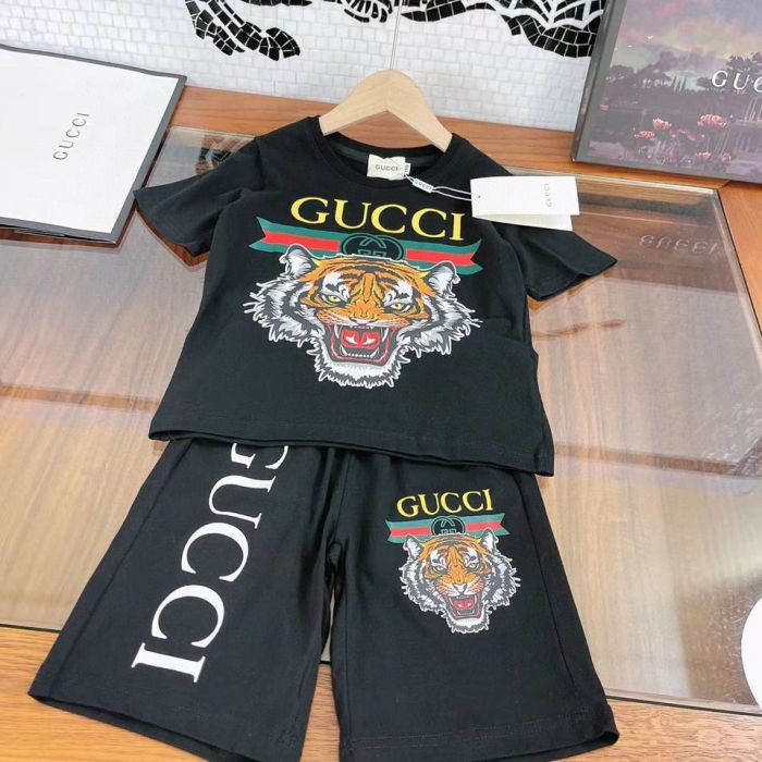 T-shirt + shorts  suit Kids set clothes, no box, CL25-929-930