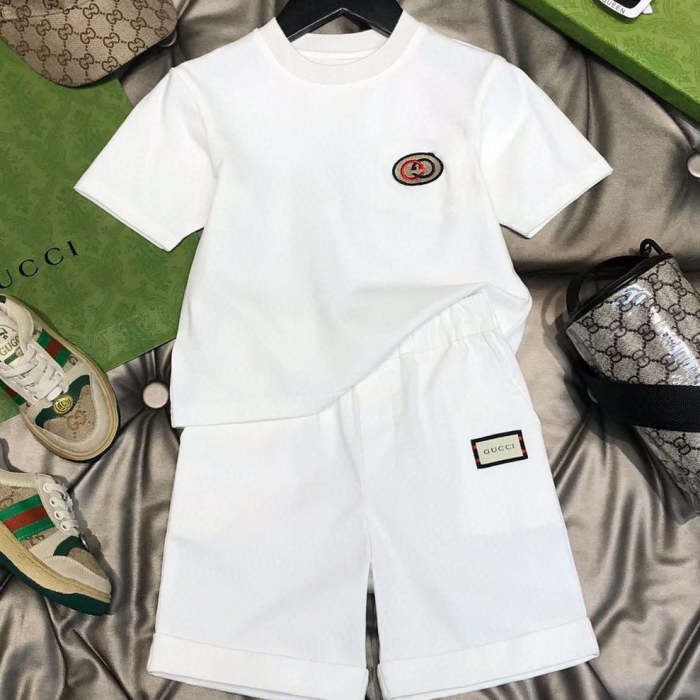 T-shirt + shorts  suit Kids set clothes, no box,CL25-884-885