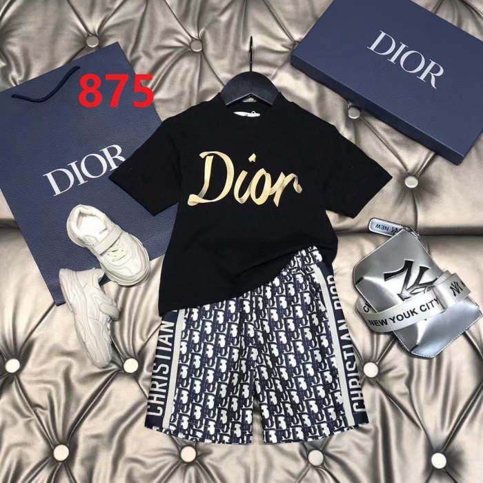 T-shirt + Shorts or skirts suit Kids set clothes, no box, CL25-874-877