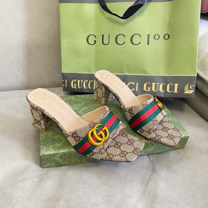 Women's heel slippers shoes , heel 6cm,size 35-40 ,SS50-1213