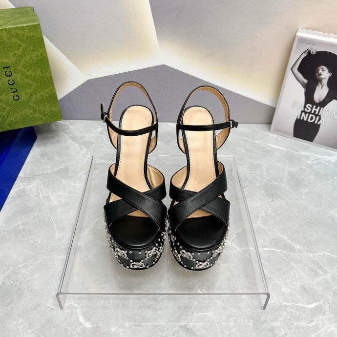 Top Quality Women heel sandal shoes, size 35-42, SS138-80-83
