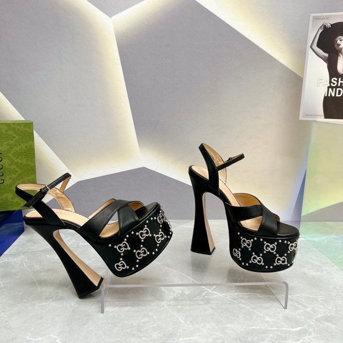 Top Quality Women heel sandal shoes, size 35-42, SS138-80-83