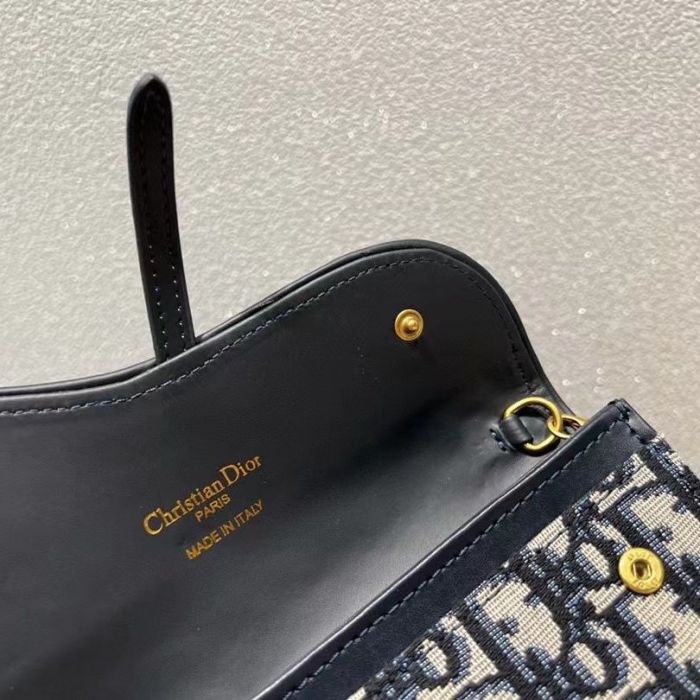 canvas and split leather bag, 4A, size 19x10x3cm, no box, B68-6002