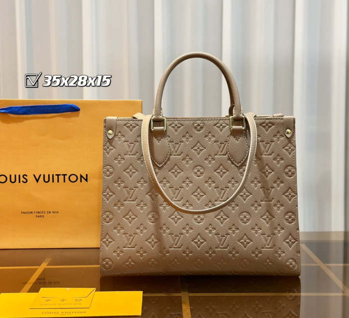 Split leather bag ,3A, size 35x28x15cm, 25x15x5cm, 19x10cm, 3 pieces for set, no box, B75-2841