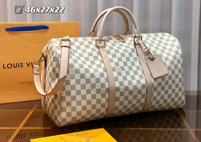 Split leather bag ,3A, size 46x27x22cm, 27x13x15cm, 19x10cm, 4 pieces for set, no box, B75-2833