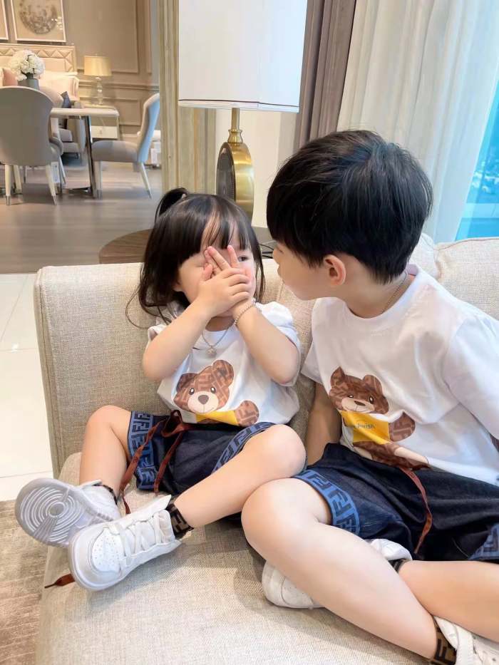 Kids fashion t-shirt clothes, CL15.5-107-108