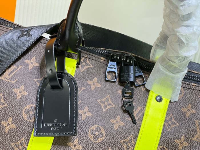 Keepall Leather  bag ,5A , size 50x29x23cm ,no box,  B110-138