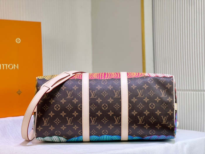 Keepall Leather  bag ,5A , size 45x27x20cm ,no box,  B110-143