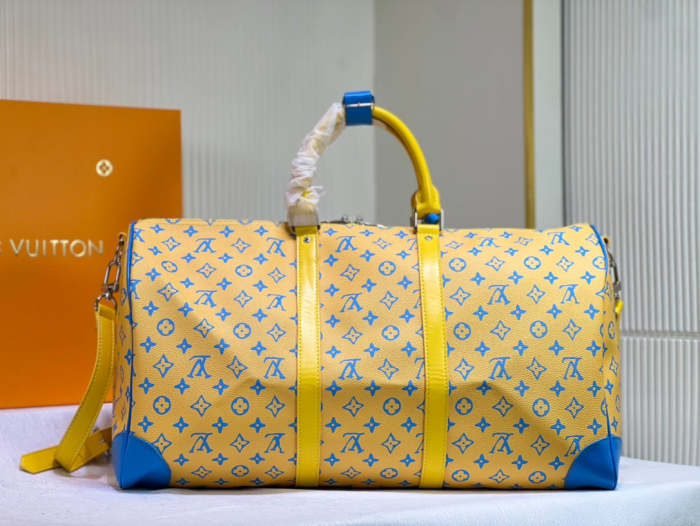 Keepall Leather  bag ,5A , size 45x27x20cm ,no box,  B130-52