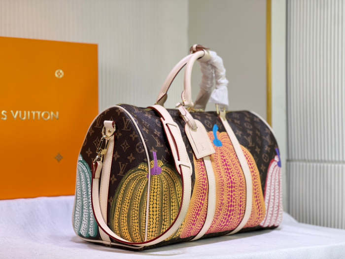 Keepall Leather  bag ,5A , size 45x27x20cm ,no box,  B110-143