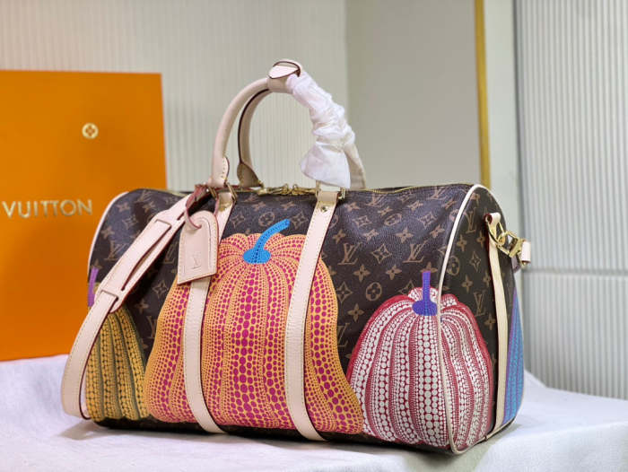 Keepall Leather  bag ,5A , size 45x27x20cm ,no box,  B110-143