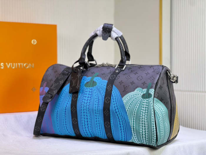 Keepall Leather  bag ,5A , size 45x27x20cm ,no box,  B110-141
