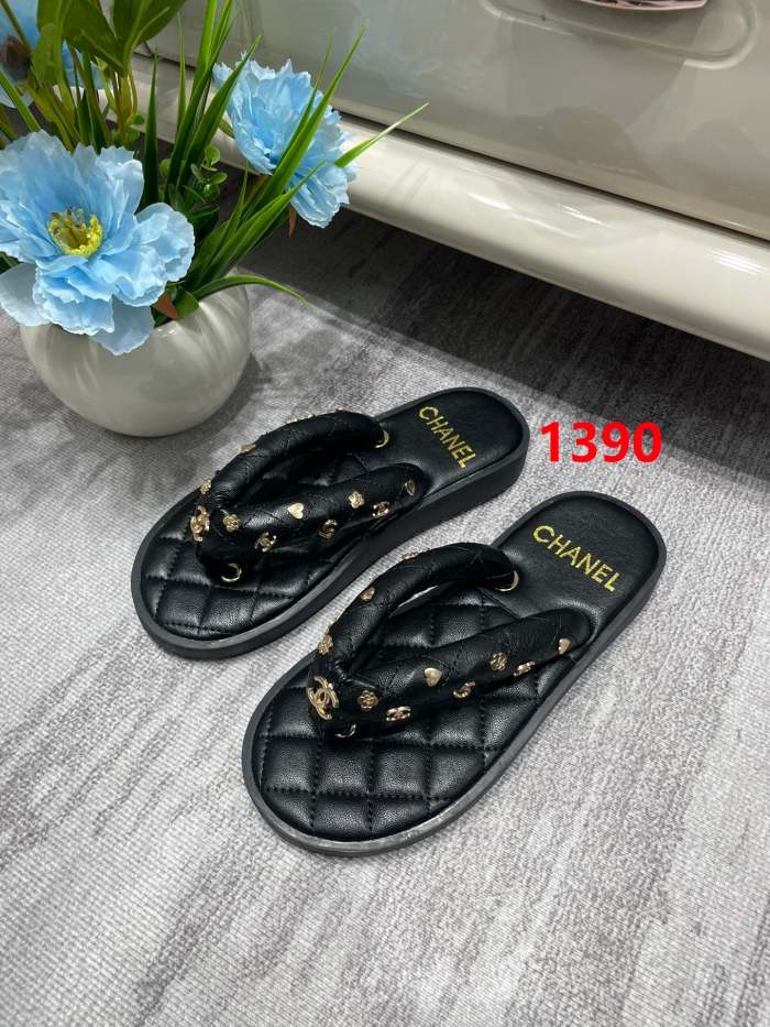 Women's flat slipper shoes, size 35-40, SS50-1389-1391