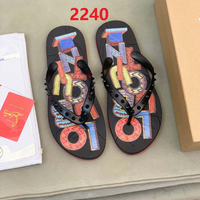 Women's men's flat slipper shoes, size 35-46, SS60-2239-2241