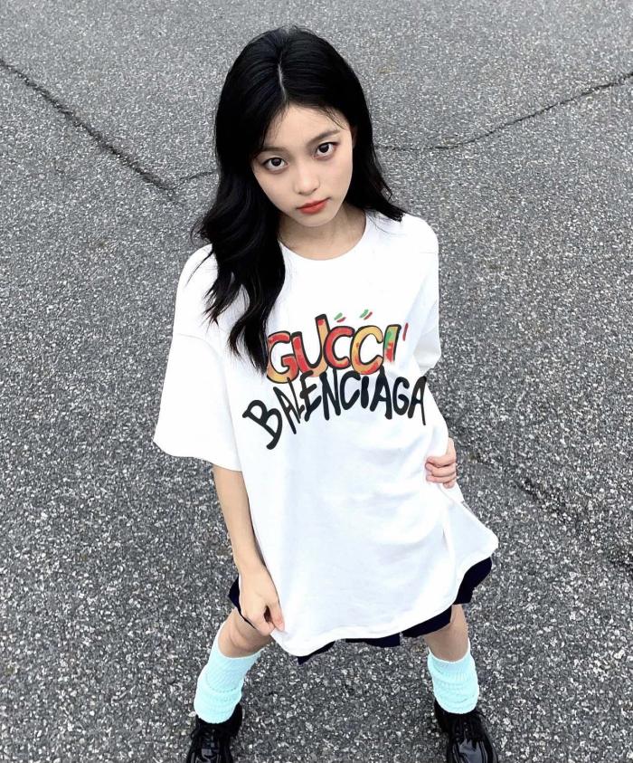 Fashion cotton T shirt for men and women, CL25-974-975