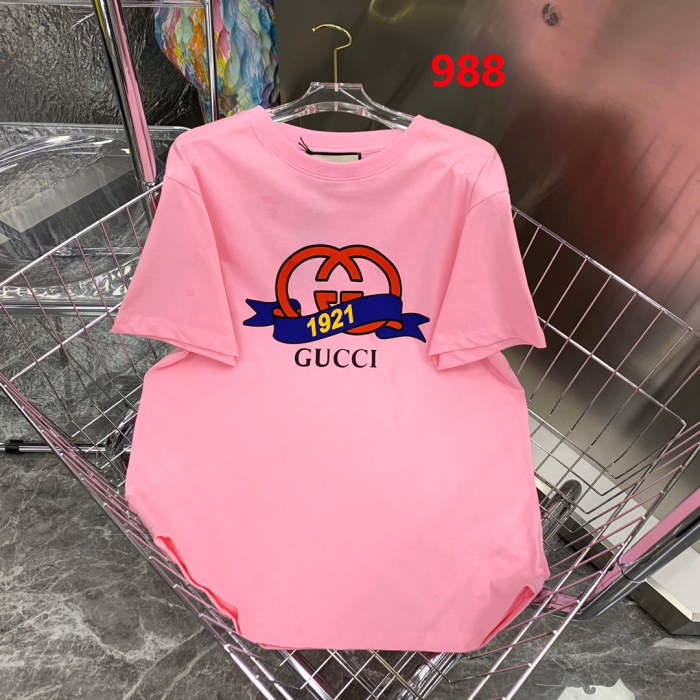 Fashion cotton T shirt for men and women, CL25-987-988