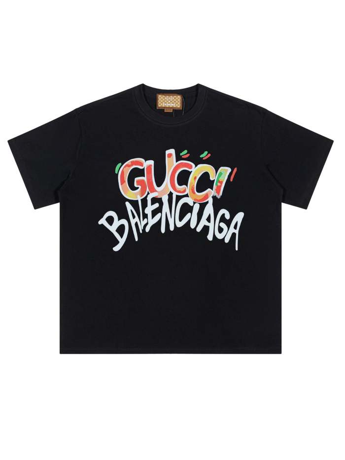 Fashion cotton T shirt for men and women, CL25-974-975