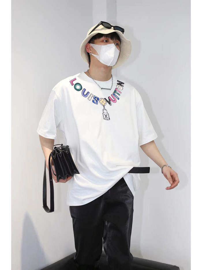 Fashion cotton T shirt for men and women, CL25-991-992