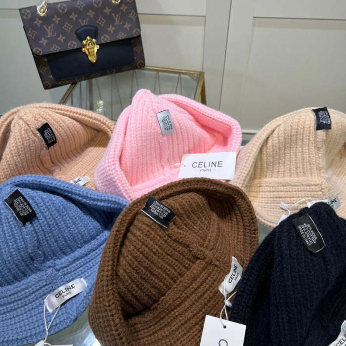 cashmere cotton hat ,no box. HX25-386-391