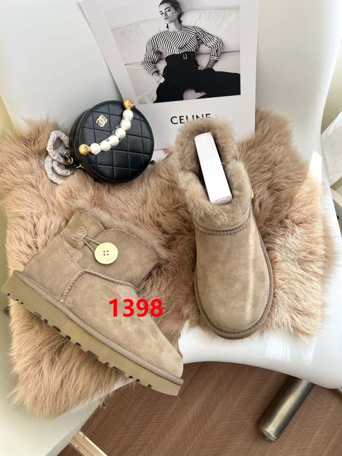 Women flat snow boots shoes, wih box, size 35-41, SS50-1395-1400