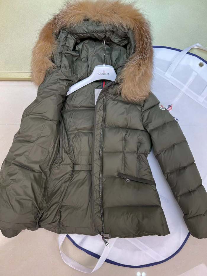 Women's winter thick white duck down jacket coat, CL158-69