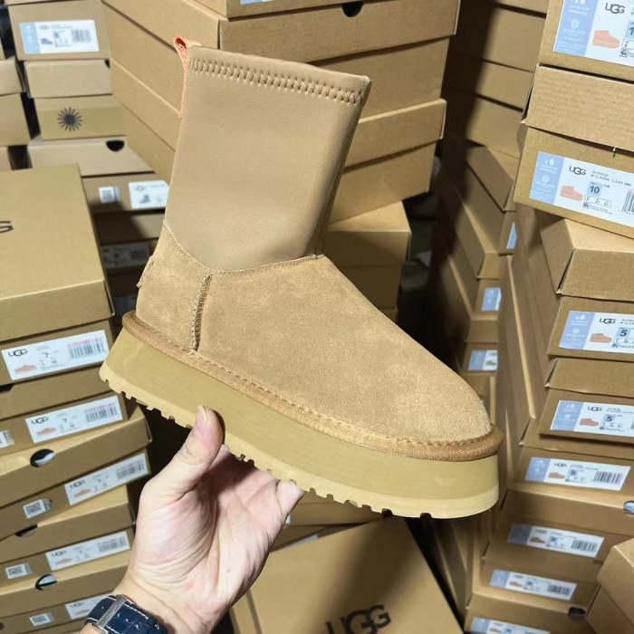 Women fur boots shoes, size 35-43, with box,SS88-606-607